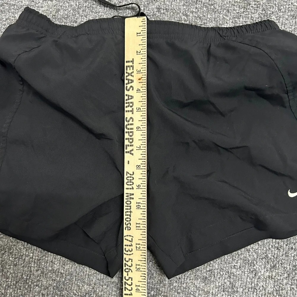 Nike Shorts Womens Size S Black Dri-Fit Running Athletic Elastic Waistband